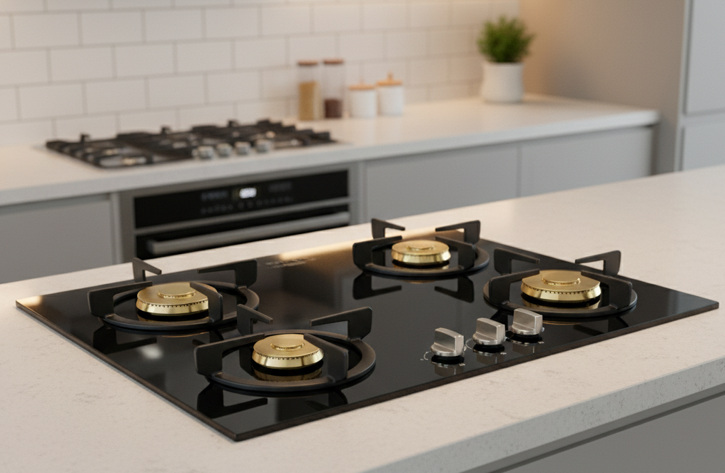 Nhà phố (gia đình 3–5 người) lựa chọn bếp gas cân bằng công năng và thẩm mỹ